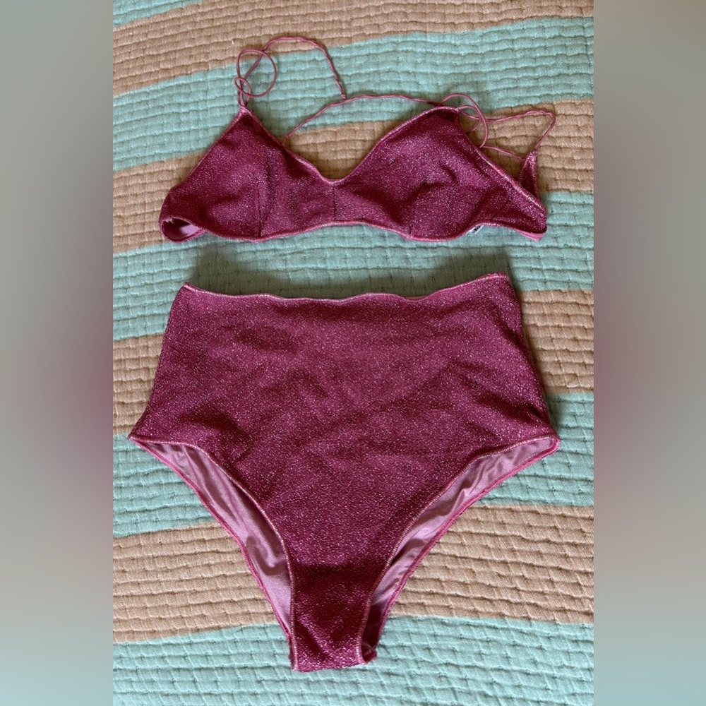 Oseree pink bikini